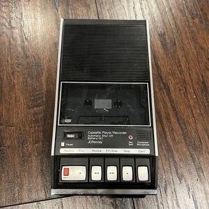Vintage JCPenney AC/DC Cassette Player / Recorder Model 681-6601 Cat. # 851-2626